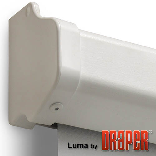 Draper 206201-Black-CUSTOM Luma 2 110 diag. (54x96) - HDTV [16:9] - Matt White XT1000E 1.0 Gain - Draper-206201-Black-CUSTOM