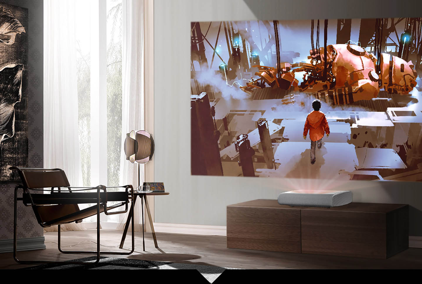 Ultra Short Throw Projector 1080p Home Theater
