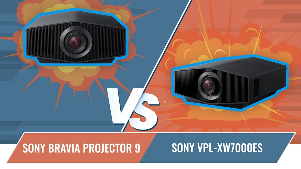 Sony VPL-XW7000ES vs Sony Bravia 9 (XW8100) projector comparison