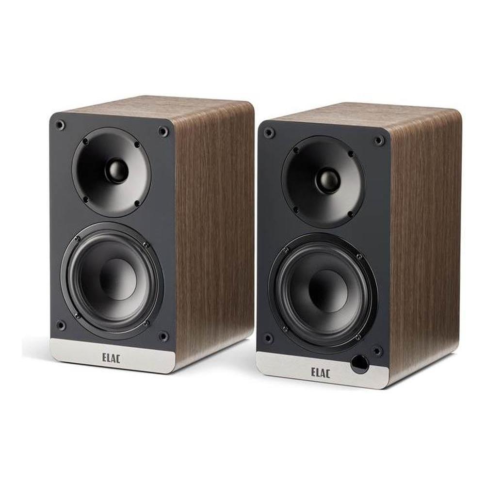 美品 ELAC Debut ConneX DCB41 ウォールナット ELAC Debut ConneX DCB41 Powered bookshelf speakers with Bluetooth