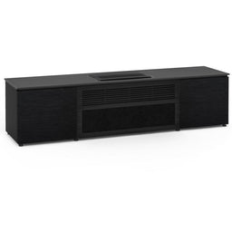 Salamander Designs Chicago 245 Cabinet for integrated Hisense PX3-PRO UST Projector - Black Oak - C2/HSEPX3/245/CH/BK