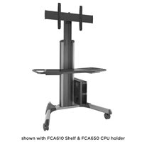 LARGE FUSION MANUAL HEIGHT ADJUSTABLE MOBILE CART