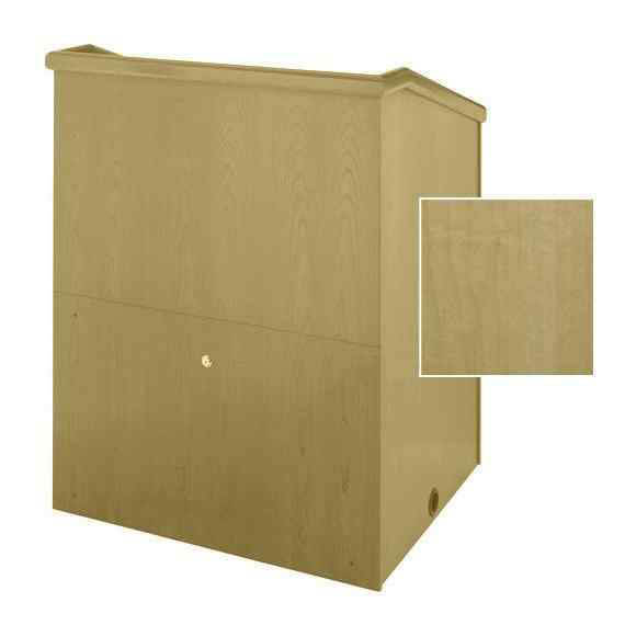 Sound-Craft MML36V-Natural Maple Presenter Series 48"H x 36"W Multimedia Lectern with Natural Maple Wood Veneer - Sound-Craft-MML36V-Natural-Maple