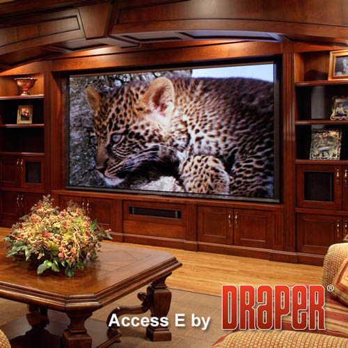 Draper 139034 Access/Series E 184 diag. (90x160) - HDTV [16:9] - Matt White XT1000E 1.0 Gain - Draper-139034-Black