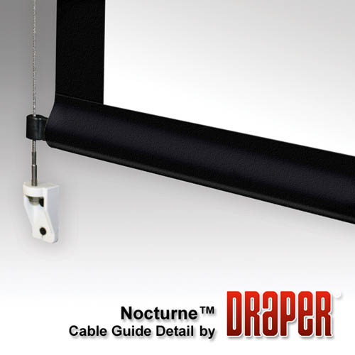 Draper 138003-Black Nocturne/Series E 73 diag. (36x64) - HDTV [16:9] - Matt White XT1000E 1.0 Gain - Draper-138003-Black