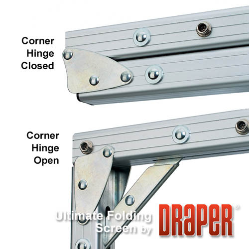 Draper 241328 Ultimate Folding Screen with Extra Heavy-Duty Legs 173 diag. (92x147)-Widescreen [16:10] - Draper-241328