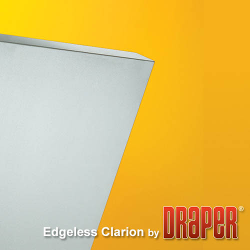 Draper 255017 Edgeless Clarion 92 diag. (45x80) - HDTV [16:9] - Matt White XT1000V 1.0 Gain - Draper-255017