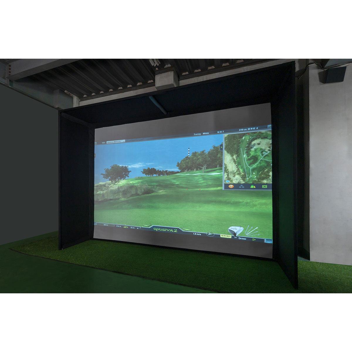 Elite Screens Golf Simulator Impact Screen 13'x10' Swingbay ImpactWhite GSB13x10-IPW1145 - Elite-GSB13x10-IPW1145