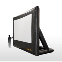 Open Air Cinema Pro 166" Diag. (12'x7') Portable Inflatable Projector Screen