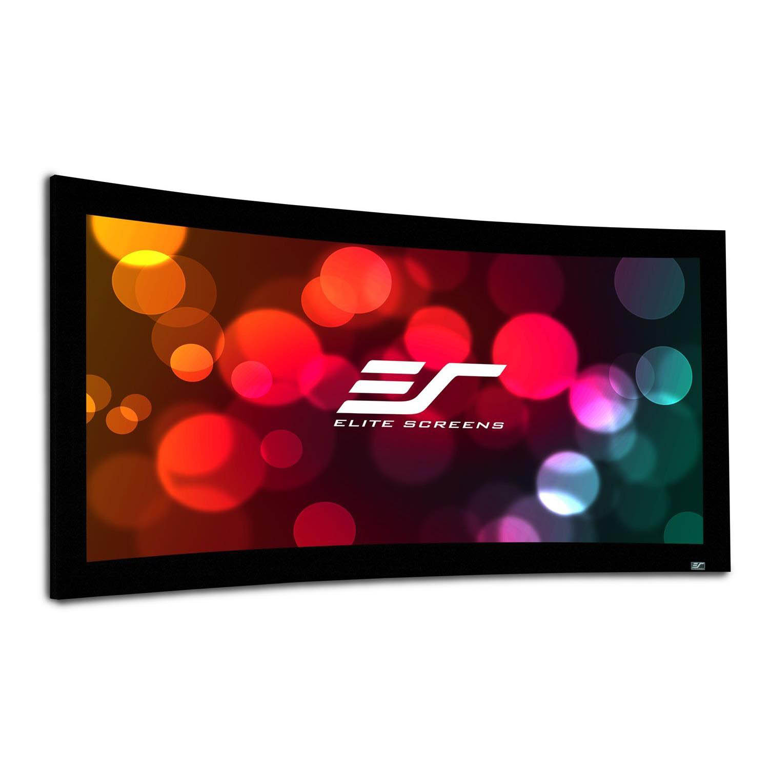 Elite Screens Curve235-96W Curve235 Series Curve-Fixed Frame Projection Screen