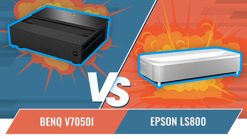 BenQ V7050i Vs Epson LS800 Ultra Short Throw Projector Shootout
