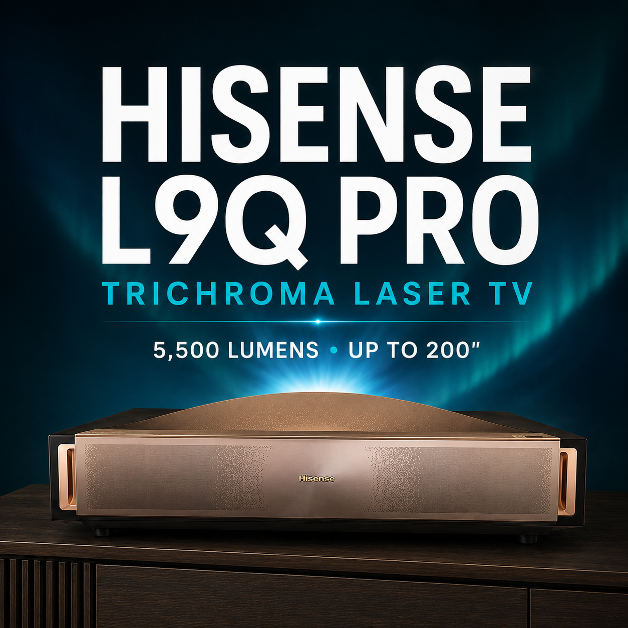 New Hisense L9Q Pro 5,500 Lumen Ultra Short Throw UST Projector