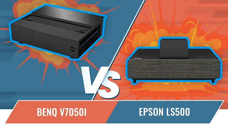 BenQ V7050i Vs Epson LS500 Ultra Short Throw Projector Shootout