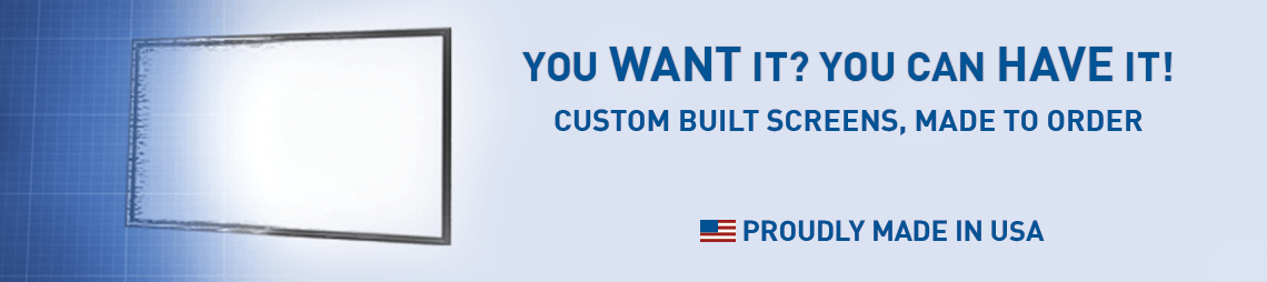 Custom Projector Screens Now Available! – ProjectorScreen.com