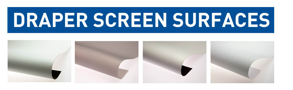 Draper Projection Screen Surfaces – ProjectorScreen.com