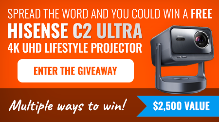 Hisense C2 Ultra Projector Giveaway!