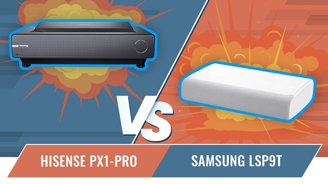 Samsung LSP9T Vs Hisense PX1-Pro Ultra Short Throw Projector Shootout