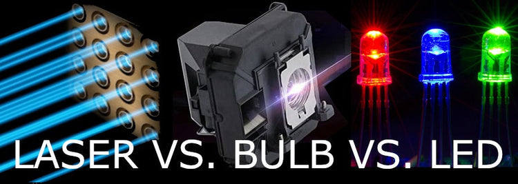 Laser Projectors Vs Bulb Projectors Vs LED Projectors – ProjectorScreen.com