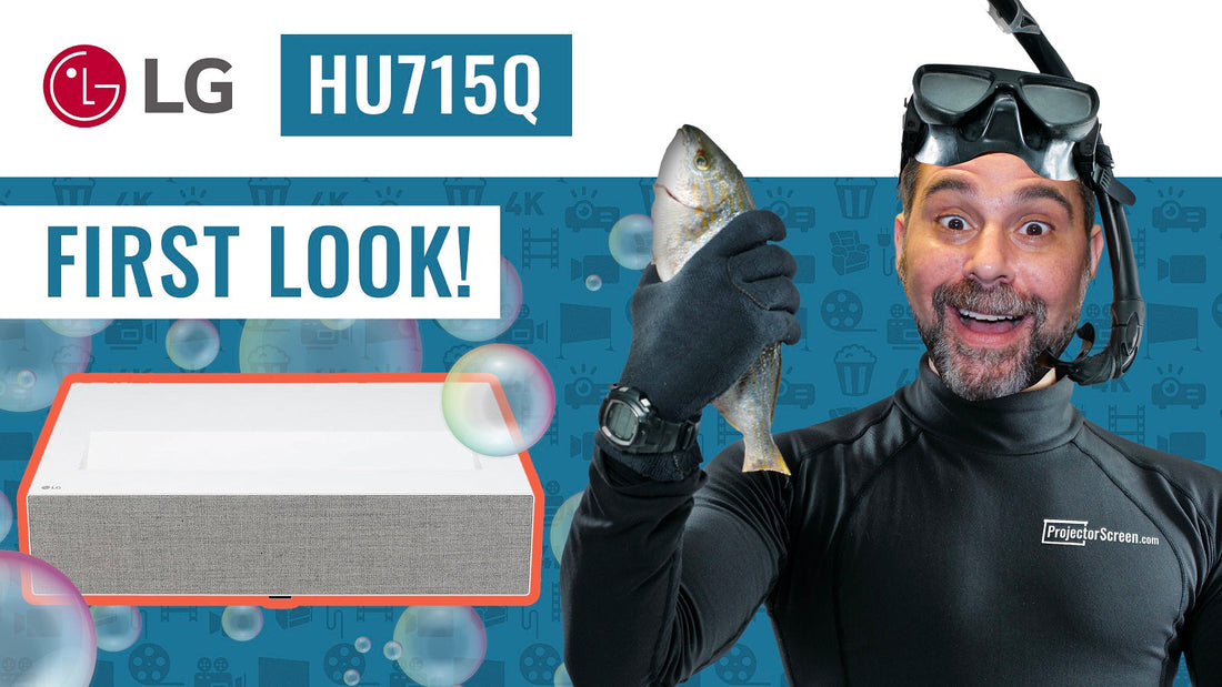 LG HU715Q Ultra Short Throw Projector First Look