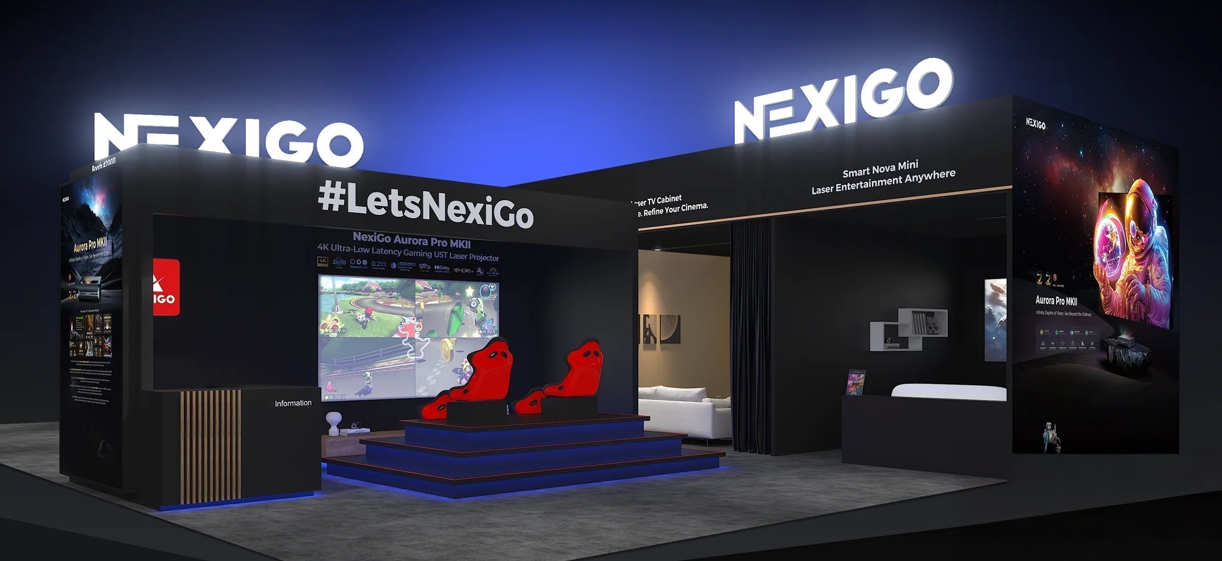 NexiGo at CES 2026: Aurora Pro MKIII 4K UST, Nova Mini Portable