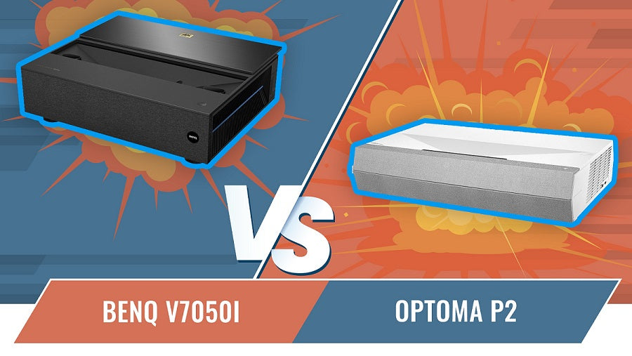Optoma P2 Vs. BenQ V7050i Ultra Short Throw Projector Shootout