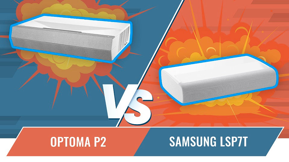 Optoma P2 Vs. Samsung LSP7T Ultra Short Throw Projector Shootout