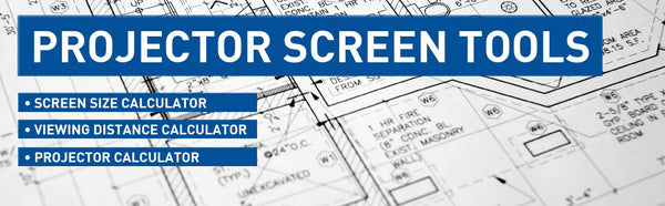 New Projector Screen Calculators