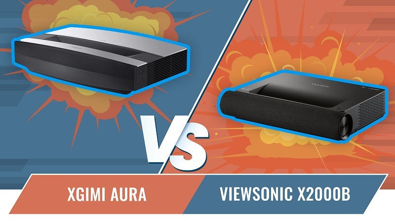 XGIMI Aura Vs. ViewSonic X2000B Ultra Short Throw Projector Shootout