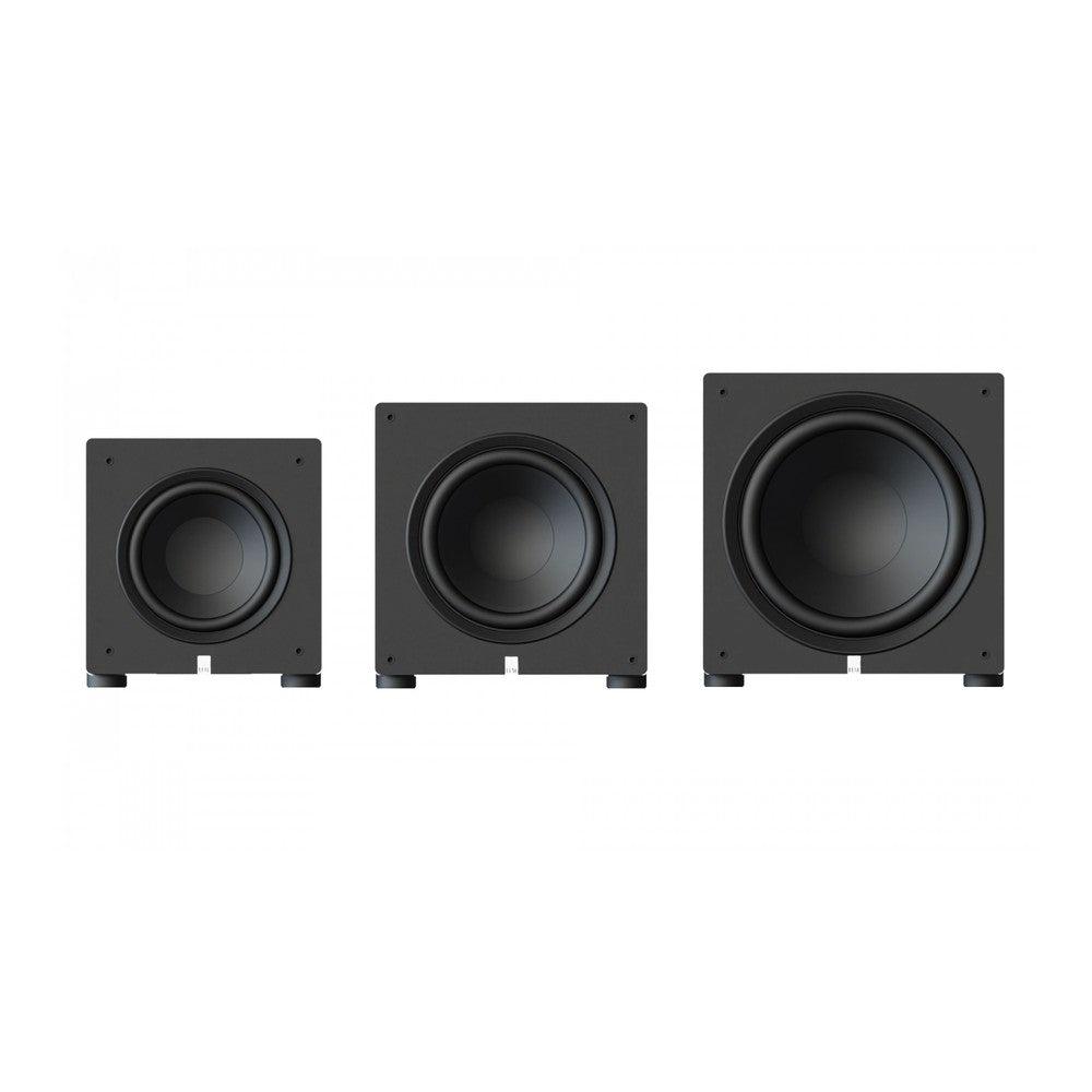 ELAC Varro PS250-BK Premium 10" powered subwoofer with Bluetooth app control and Auto EQ