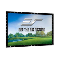 Elite DIY10X10-IPW1145-F GolfSim DIY, Do-it-Yourself ImpactWhite 1145 Golf Impact Screen Material, Includes Metal Grommets, 118.1" x 118.1", Folded Packing