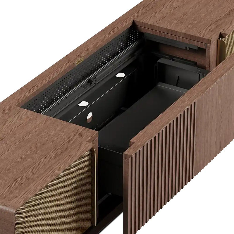 Cinest Core E1 Motorized UST Projector Media Console 90.5" - Brown - image 4