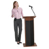 The Power Plus Lectern with Wireless  Headset mic (Mahogany)