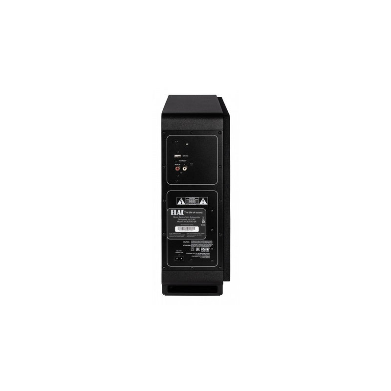 ELAC Muro SUB2010 Compact subwoofer with optional wireless capability and Bluetooth app control (Black)