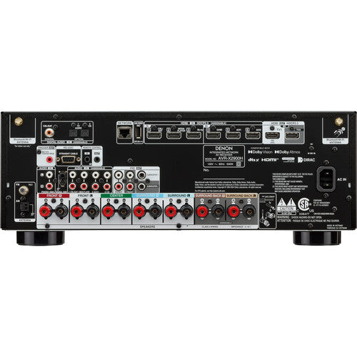 Denon AVR-X2900H 7.2 Ch. 95W 4K/8K Dolby Atmos AV Receiver Powered by HEOS