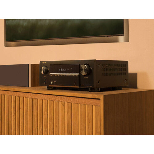 Denon AVR-X2900H 7.2 Ch. 95W 4K/8K Dolby Atmos AV Receiver Powered by HEOS