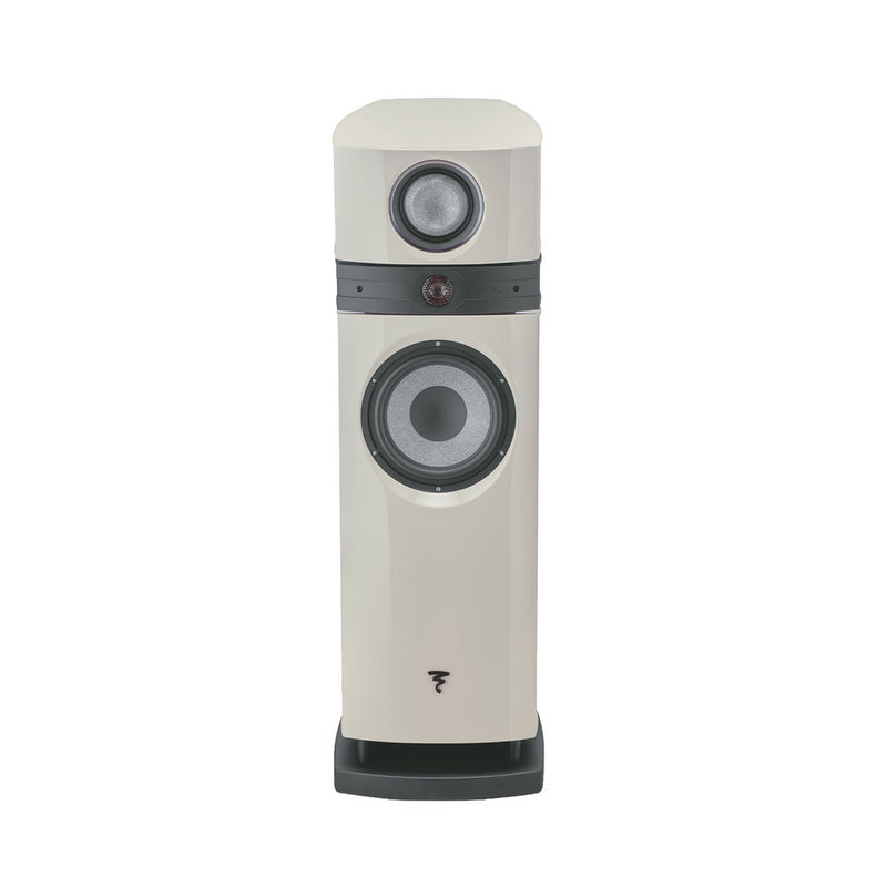 Focal Scala Utopia EVO M High-End 3-Way Floorstanding Hi-Fi Speaker (Off White High Gloss)