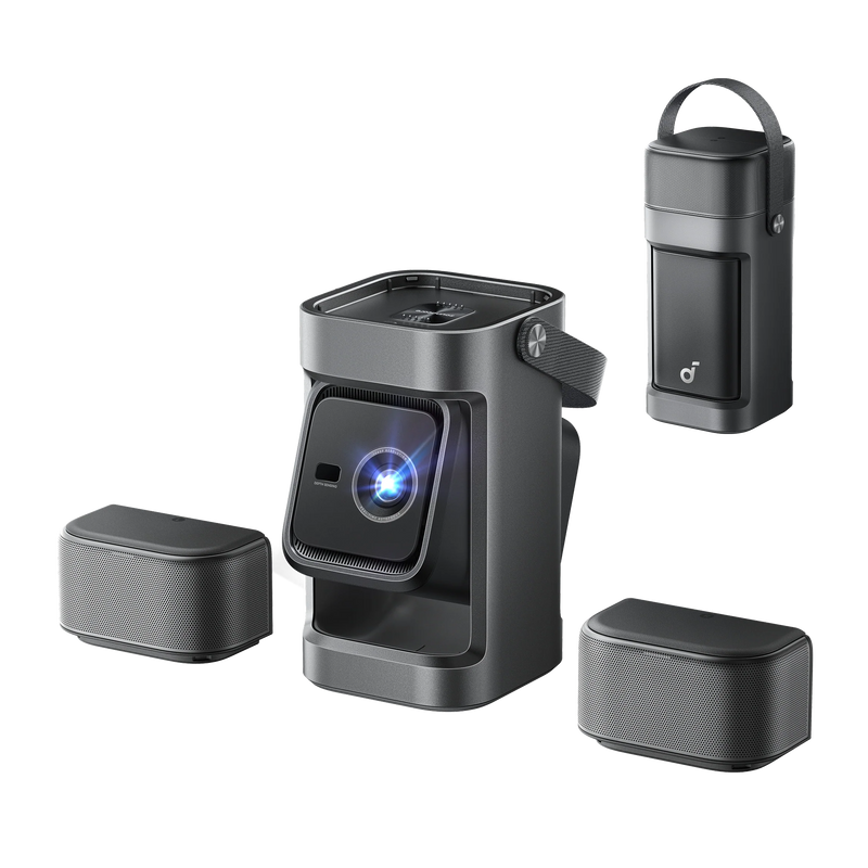 Anker Soundcore Nebula P1 - 1080P Portable Projector with Detachable Speakers - 650 ANSI Lumens