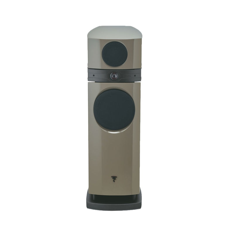 Focal Scala Utopia EVO M High-End 3-Way Floorstanding Hi-Fi Speaker (Warm Taupe High Gloss)