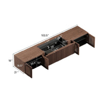 Cinest Core A1 Motorized UST Projector Media Console 102.5" - Brown - image 2