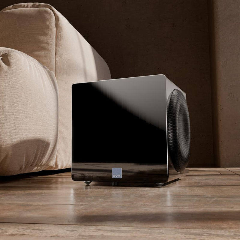 SVS 3000 Micro R|Evolution Powered Compact Subwoofer with App Control - Piano Gloss Black