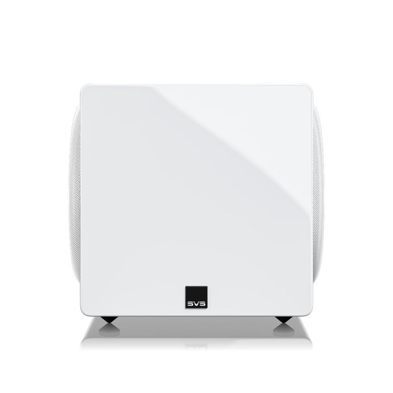 SVS 3000 Micro R|Evolution Powered Compact Subwoofer with App Control - Piano Gloss White