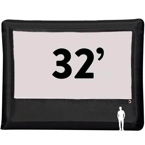 Elite Outdoor Movies Platinum 32' Outdoor Inflatable Projector Screen - Platinum32