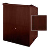 Sound-Craft MML48V-Dark Mahogany Presenter Series 48"H x 48"W Multimedia Lectern with Dark Mahogany Wood Veneer
