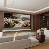 Vividstorm VLTCASW Astra Motorized Long Throw Projector Cabinet - White