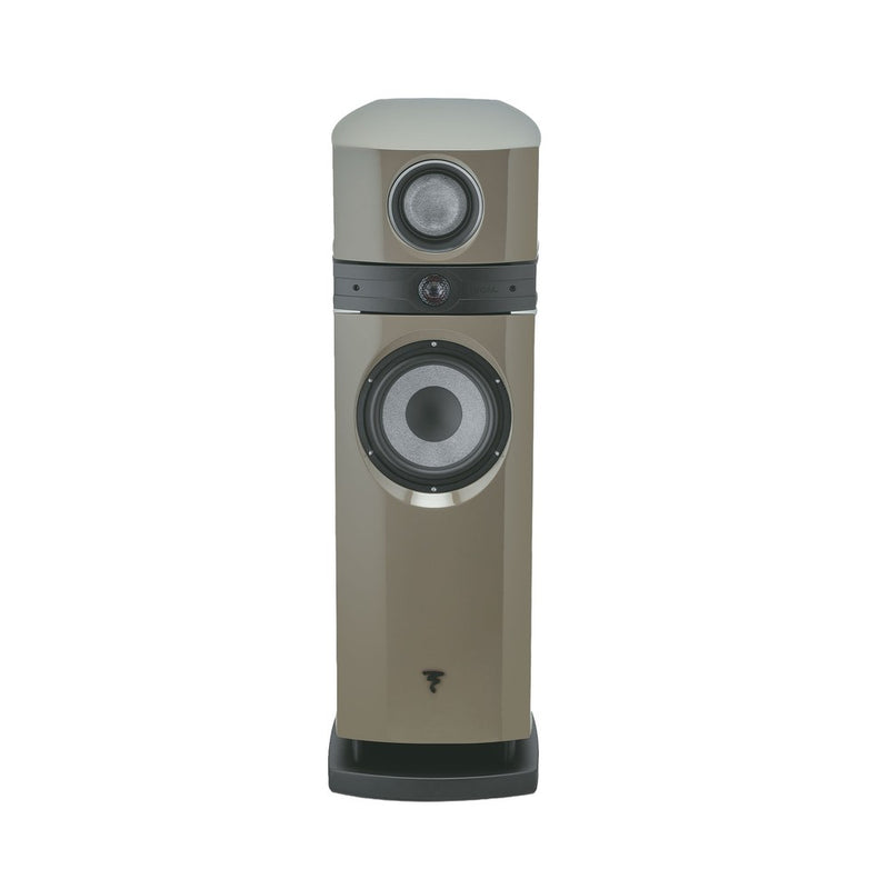 Focal Scala Utopia EVO M High-End 3-Way Floorstanding Hi-Fi Speaker (Warm Taupe High Gloss)
