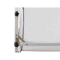 Elite GSP0810-IPW350 GolfSim Portable Multi-Sport/Golf Simulator Impact Screen, Folding-Frame Design with Enclosure Panels, Viewable 62.8"x111.6", Carrying Bag