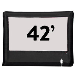 Elite Outdoor Movies 42' Platinum Outdoor Inflatable Projector Screen - Platinum42