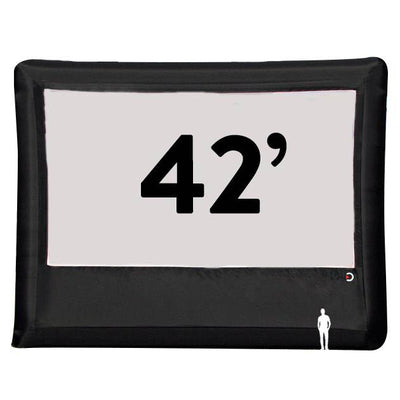 Elite Outdoor Movies 42' Platinum Outdoor Inflatable Projector Screen - Platinum42