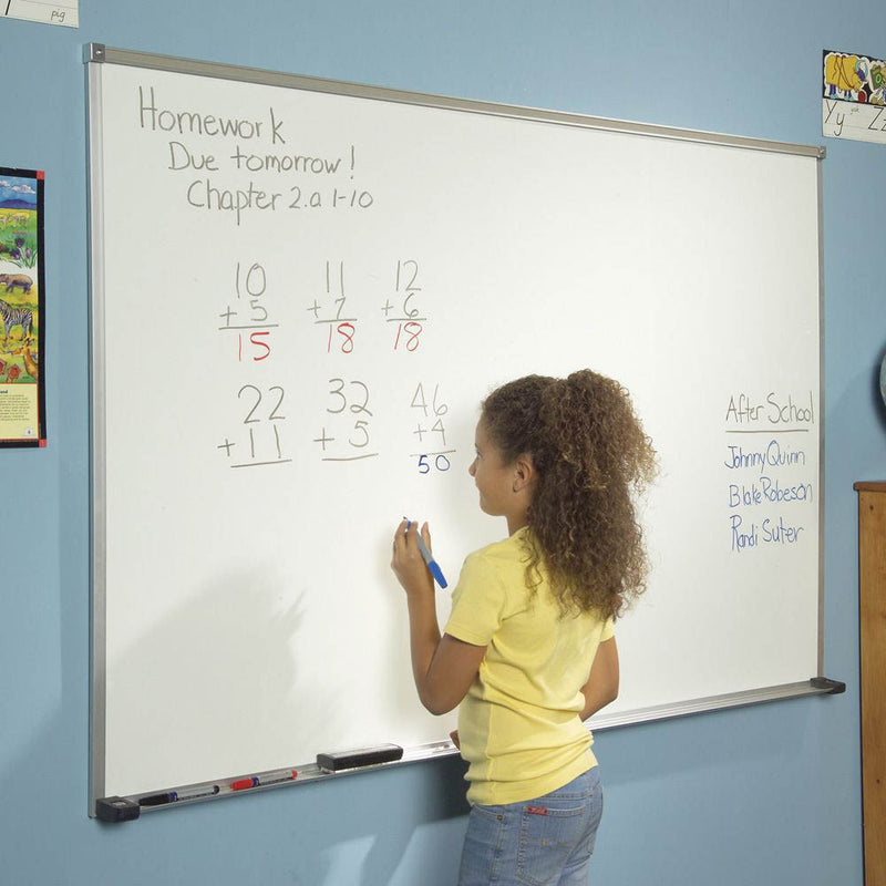 Best-Rite 202AP Porcelain Steel Whiteboard with Deluxe Aluminum Trim