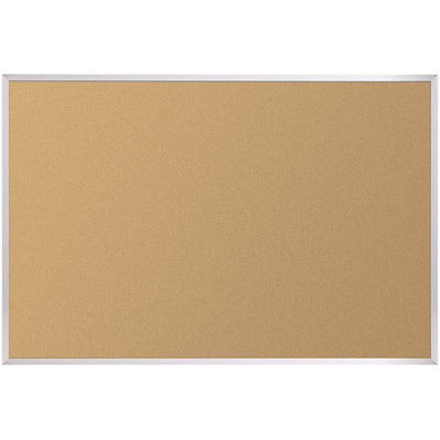 Best-Rite 302AC Natural Add-Cork Tackboard with Aluminum Trim